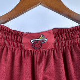 2024/25 Miami Heat Red NBA Cotton Pants