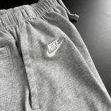 2024/25 Nk~ Grey NBA Pure Cotton Shorts Pants