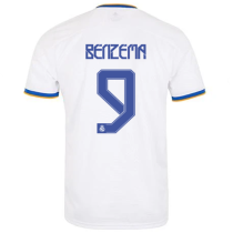 BENZEMA #9 RM Home 1:1 Quality Fans Soccer Jersey 2021/22