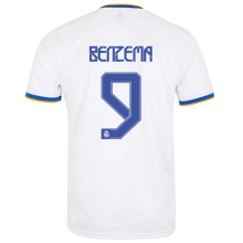 BENZEMA #9 RM Home 1:1 Quality Fans Soccer Jersey 2021/22