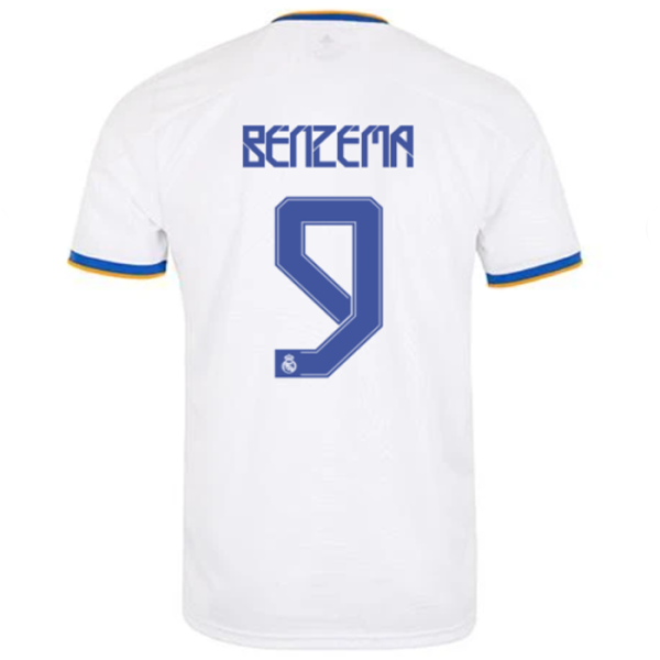 BENZEMA #9 RM Home 1:1 Quality Fans Soccer Jersey 2021/22