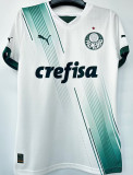 2023/24 Palmeiras Away White Player Version Jersey (All Sponsor 球员版全广告)