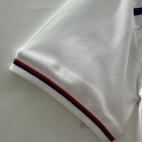 1982 England Home White Retro Soccer Jersey