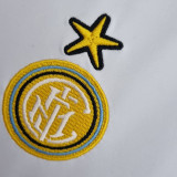 1990/91 In Milan Away White Retro Soccer Jersey