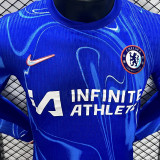 2024/25 CFC Home Blue Player Version Long Sleeve Jersey 带胸前广告