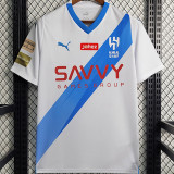 2023/24 Al Hilal SFC Away White Fans Soccer Jersey 利雅得新月