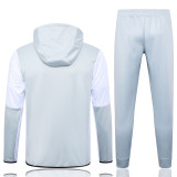 2024/25 Al Nassr White Kids Hoody Zipper Jacket Tracksuit