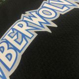 2018 Timberwolves ROSE # 25 Black Retro NBA Jerseys Hot Pressed