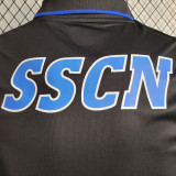 2023 Napoli Black POLO Jersey