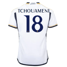 TCHOUAMENI #18 RM Home 1:1 Quality Home Fans Jersey 2023/24