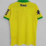 2023 Brazil Yellow Polo Short Jersey