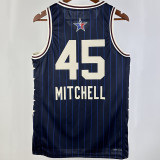 2024 ALL-STAR MITCHELL #45 Blue NBA Jerseys