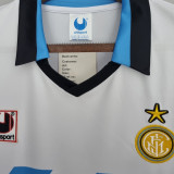 1990/91 In Milan Away White Retro Soccer Jersey