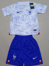 2022/23 France Away Kids Jersey