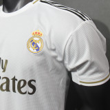 2019/20 RM Home White Retro Player Version Soccer Jersey 球员版