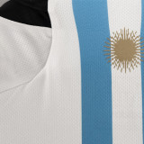 MESSI #10 Argentina 1:1 Quality Home 1:1 Fans Jersey (3 Stars And 3 Stars Font 3星字体) 2022/23
