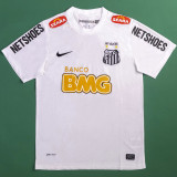 2011/13 Santos White Retro Soccer Jersey