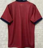 2025 England Away Red Rugby Shirt 英格兰