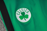 2024/25 Celtics Green Hoody Zipper Jacket Tracksuit
