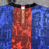 2025 BA x Argentina Special Edition Fans Soccer Jersey 巴傻 x 阿根~