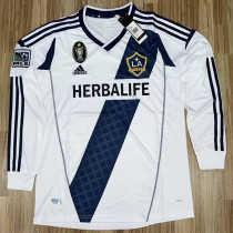 2012/13 LA Galaxy FC Home White Retro Long Sleeve Jers
