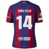 João Félix #14 BA 1:1 Quality Home Fans Jersey 2023/24 (UCL Font 欧冠字体)