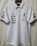 2022 Mercedes AMG Petronas F1 White Team POLO T-Shirt