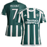 MOUNT #7 M Utd 1:1 Quality Away Fans Jersey 2023/24 (UCL Font 欧冠字体)