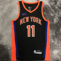 2023 NY Knicks BRUNSON #11 Black City Edition NBA Jerseys