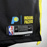 2024 Pacers HALIBURTON #0 Black City Edition NBA Jerseys