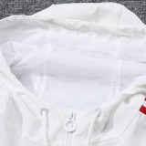 2023/24 M Utd White Windbreaker