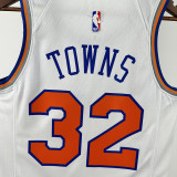 2025 NY Knicks TOWNS #32 White City Edition NBA Jerseys