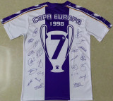 RM 7Cup COPA EUROPA 1998 Retro Soccer Jersey 7次冠军纪念版
