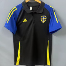 2024/25 Leeds Utd Black POLO Short Jersey