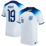 2022/23 England Home 1:1 Quality White Fans Soccer Jersey
