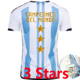 CAMPEONES DEL MUNDO 3 Stars Argentina 阿根廷用 (You can buy it alone OR tell us which jersey to print it on. )