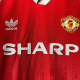 1988/90 M Utd Home Red Retro Soccer Jersey
