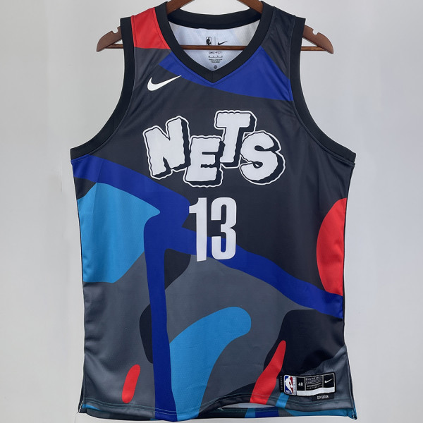 2023/24 Nets HARDEN #13 City Editionk NBA Jerseys