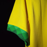 2020/21 Brazil Home 1:1 Quality Yellow Fans Soccer Jersey