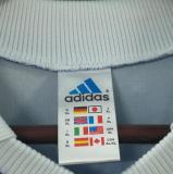 ZIDANE #10 France Home Blue Retro Soccer Jersey 1998 (右胸带小字)