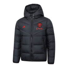 2024 M Utd Black Cotton Jacket