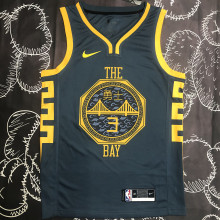 Warriors POOL #3 Black NBA Jerseys