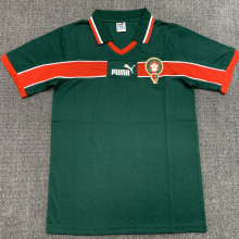 1998 Morocco Green Retro Soccer Jersey