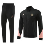 2024/25 PSG Black Jacket Tracksuit