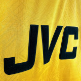 1996/98 ARS Away Yellow Retro Long Sleeve Soccer Jersey