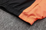 2024 MS Black Hoody Zipper Jacket Windbreaker