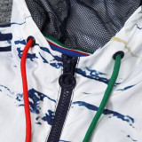 2023/24 Italy Sapphire Blue Windbreaker