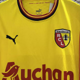 2023/24 Lens Home Yellow Fans Soccer Jersey