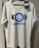2023/24 In Milan CAMPEONES 20 Grey Cotton Shirt 灰色