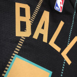 2023 Hornets BALL #1 Black City Edition NBA Jerseys